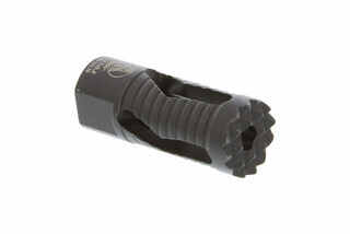 Troy Industries Medieval Muzzle Brake is threaded 1/2x28 for use on 5.56 AR15 rifles